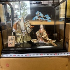 高砂人形　日本人形　尉と姥の画像