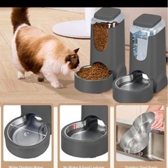 新品 自動給餌器 自動給水器 犬 猫 ペット 自動餌やり器 の画像