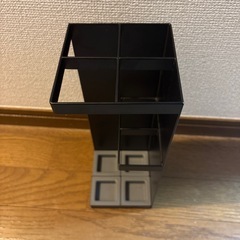 ニトリ 傘立て スマート ブラック（無料でお譲りします）の画像