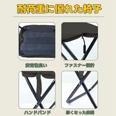 【新品】折りたたみアウトドアチェア　2点の画像