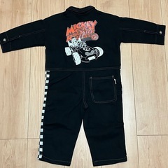 【90サイズ】ディズニー オーバーオールの画像