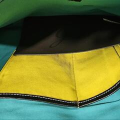 【希少】GABS　ガブス トートバッグ モザイク柄 ギンガムチェックの画像