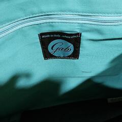 【希少】GABS　ガブス トートバッグ モザイク柄 ギンガムチェックの画像