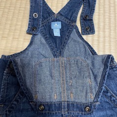 【美品】80cm babygap オーバーオール デニム ギャップの画像