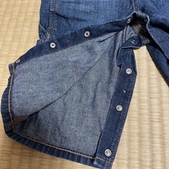 【美品】80cm babygap オーバーオール デニム ギャップの画像
