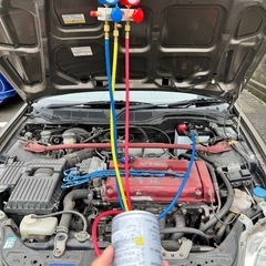 カーエアコン ガス補充します