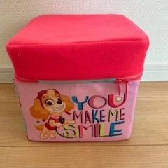 パウパトロール 収納ボックス(ピンク)の画像