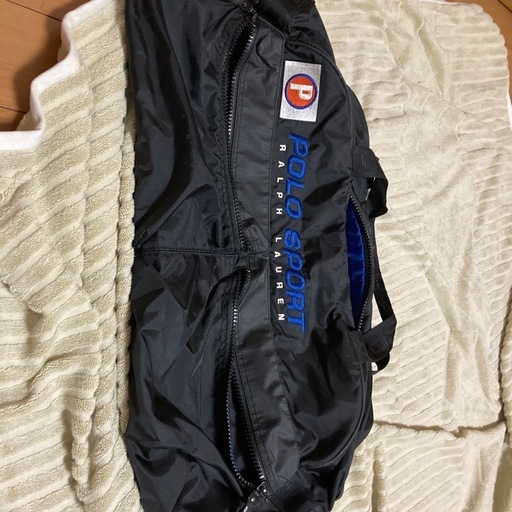 POLO SPORT ラルフローレンポロスポーツ ボストンバッグ 旅行バッグ 黒