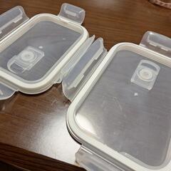ガラス 保存容器 食品 タッパー 透明 クリア 食品保存容器の画像
