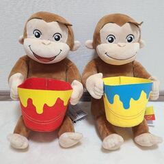 【新品タグ付き】おさるのジョージ　ぬいぐるみ　大　バラ売り可の画像