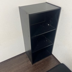 黒 3段ボックス  2つセットの画像