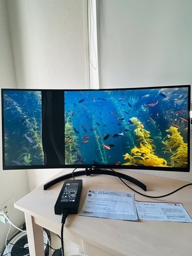 LG 湾曲ディスプレイ 35WN75CN-B カーブ　ゲーミング　モニター