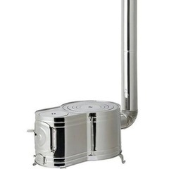 時計型　薪ストーブ　ホンマ製作所の画像
