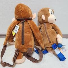【新品タグ付き】　おさるのジョージ　リュック　斜めがけバッグの画像