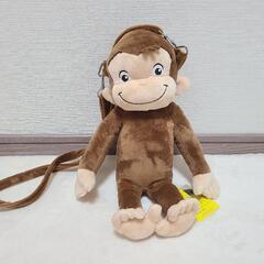 【新品タグ付き】　おさるのジョージ　リュック　斜めがけバッグの画像