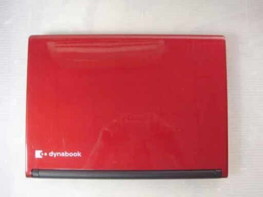 [終了しました][軽量 コンパクト 真紅なモバイル(13.3インチ)] ノートPC(Win11) 東芝 ダイナブック i3-7100U+DDR4-8GB+SSD128GB