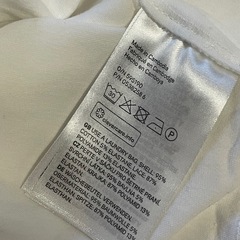 H&M 半袖　ホワイトレース　カットソーの画像