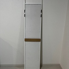 ニトリ　ドア掛けミラー　ホワイトの画像