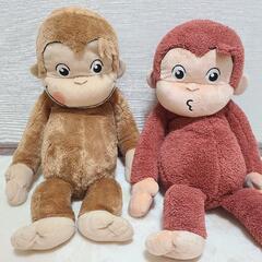 【新品未使用】　おさるのジョージ　ぬいぐるみ　大の画像