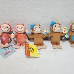 【新品タグ付き】　おさるのジョージ　ぬいぐるみ　手のひらサイズの画像
