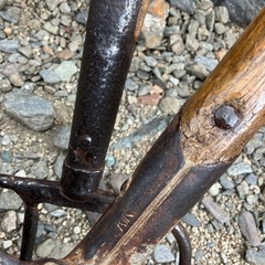 丸型シャベル、4本爪フォークの画像