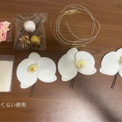 胡蝶蘭　髪飾り　の画像