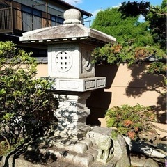 灯籠　庭石　庭木　ソテツ　ヤシ譲ってください。