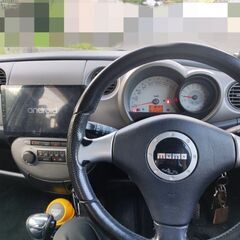 ★乗って帰れます★ ダイハツ ミラジーノmomoステアリング 車検残有りの画像