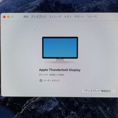 ★ジャンク扱い★ Apple Thunderbolt Display 27 Inchの画像