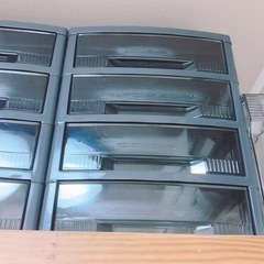 収納家具　収納ケース3個セットの画像