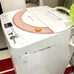 【無料】SHARP 洗濯機 6.0kg 簡単操作・一人暮らしに最適！引き取り限定の画像