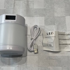 授乳ライト ナイトライト 充電式 時計付き タッチ 調光調色 寝室 停電時  吊り下げ キャンプの画像