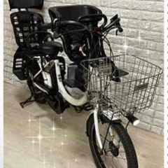 🌈バッテリー最高レベル容量🌸電動自転車　ヤマハ　パスバビー　新基準　🌼8.7Ahリチウムバッテリー🌈white⚪️23の画像