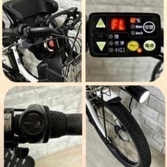 🌈バッテリー最高レベル容量🌸電動自転車　ヤマハ　パスバビー　新基準　🌼8.7Ahリチウムバッテリー🌈white⚪️23の画像