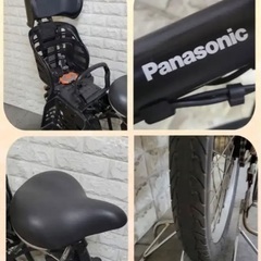 美品🌈大容量8🌸室内保管🌼パナソニック ギュット　🌼子供乗せ電動自転車bk23の画像