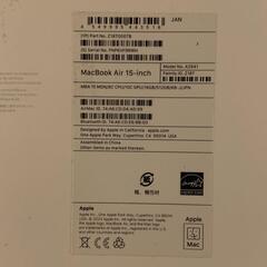 訳あり Macbook Air M2 15インチ 16GB 512GBの画像