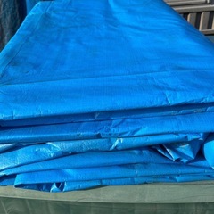 農機具のシートに　厚手　ブルーシート3000の画像