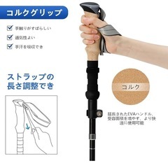 【未使用】トレッキングポール ストック 登山杖 ハイキングの画像