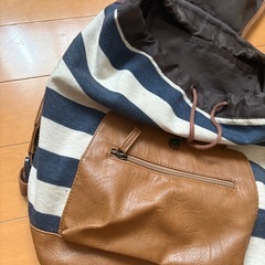 ボーダー リュックの画像
