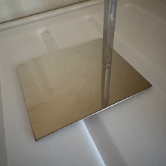 【美品】バッグスタンド ディスプレイ カバン掛け バッグ 帽子 シルバーの画像