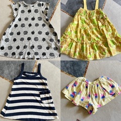 ベビー服　子ども服　ワンピース　BREEZE ボトムス　肌着 女の子　セット　の画像