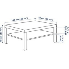 IKEA コーヒーテーブル
の画像