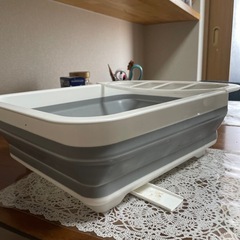 折りたたみ　水切りラック　食器の画像