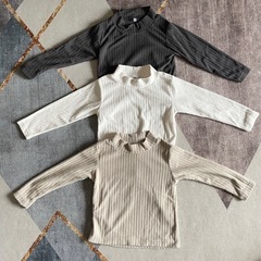 子ども服　キッズ服　トップス　セット　長袖　チュニック　100 秋　冬　女の子　ユニクロ　しまむら　の画像