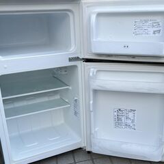 無料 2018年製 2ドア 93L 冷凍冷蔵庫 ハイセンス HR-B95A 訳あり 宮前区の画像