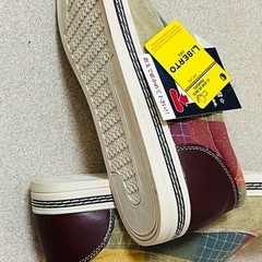 ★新品未使用★LIBERTO EDWINチェック柄 スニーカーの画像