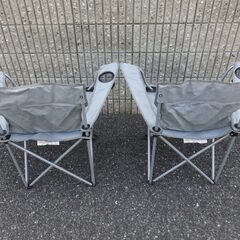★【引き取り限定～】キャンピングチェア（収納袋付）×2脚＋KID用チェア3脚セット★の画像