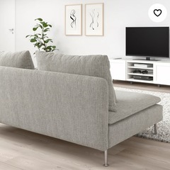 IKEA 3人掛けソファ ソーデルハムン ヴィーアルプ ベージュ/ブラウンの画像