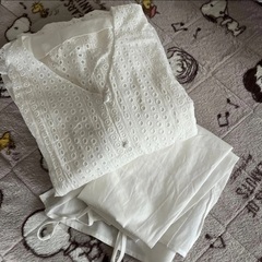 titivate コットン刺繍レースワンピースの画像