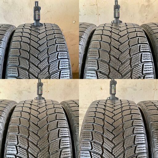 【スタッドレス】MICHELIN X-ICE  SUV 235/55R18 104T M+S 中古タイヤ4本セット